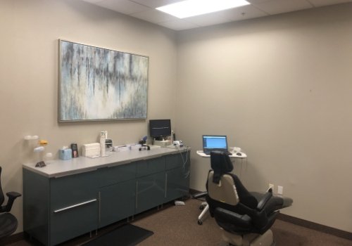 Dental exam chair in Glendale sleep center